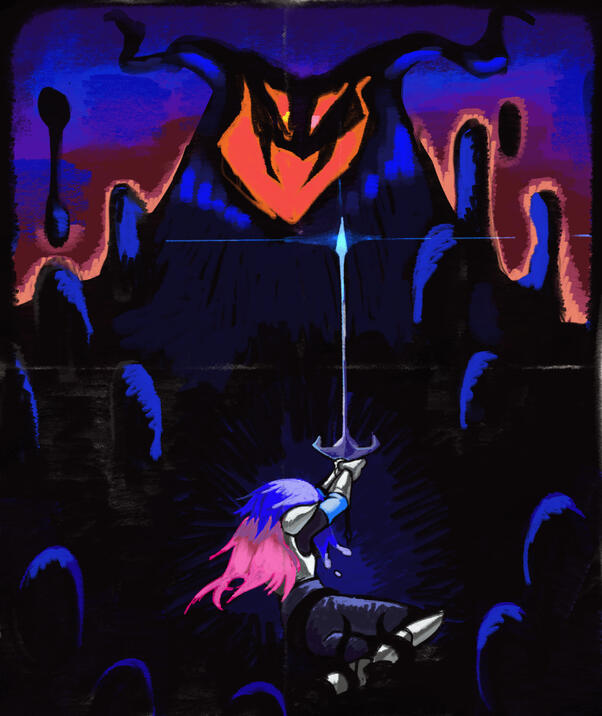 Deltarune Fanart: Mantle